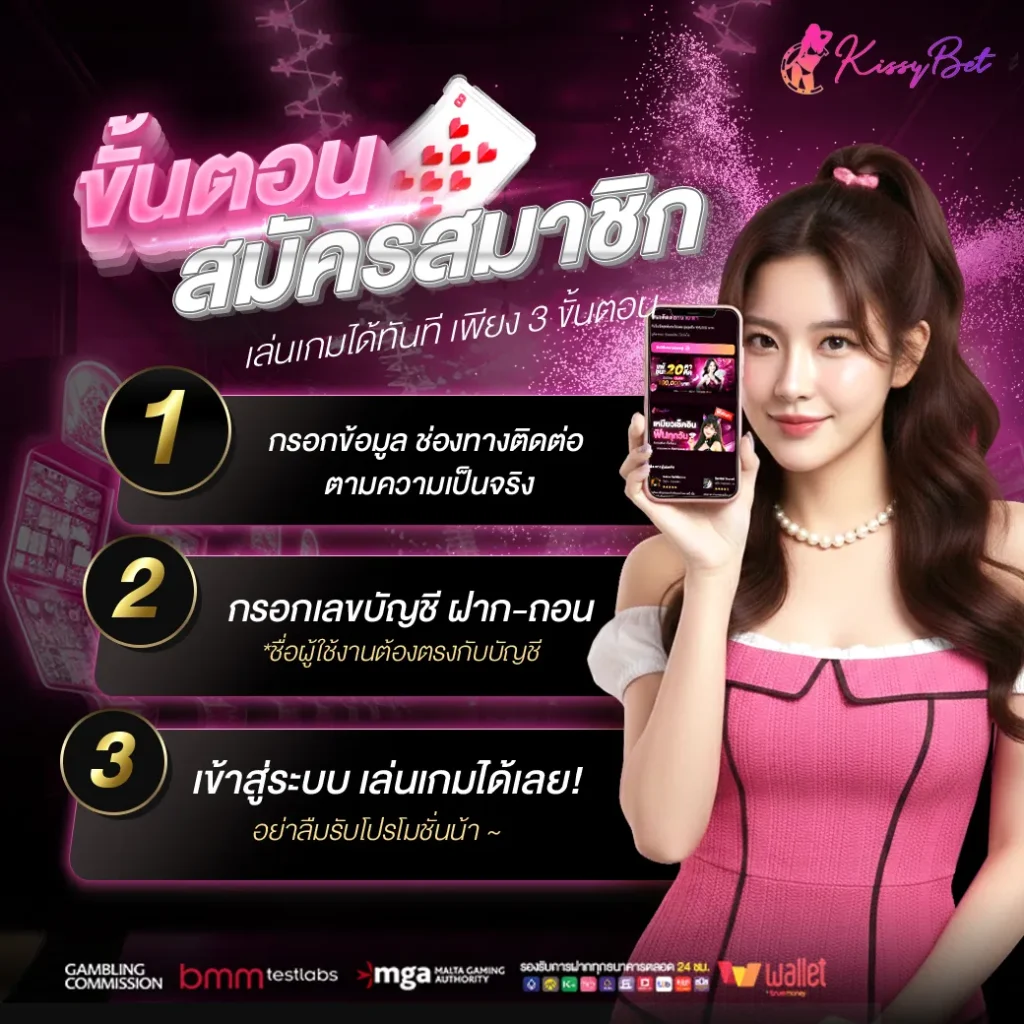 วิธีสมัคร บาคาร่า